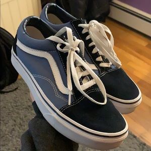 Multi Blue Vans